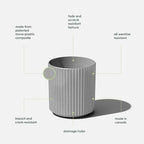 Veradek Demi Series Round Planter - Image 2