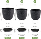 Plant Pots 10/9/8 inch, Flower Pots - Image 3