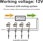 hykolity Low-Voltage Outdoor Integrated LED Landscape Lighting, 3W 185LM - Image 7