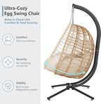 SWITTE Double Hanging Egg Chair - Image 6