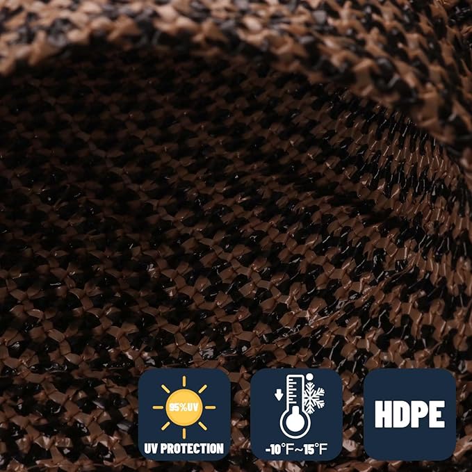 SUNNY GUARD Custom Size 7'x8' Brown Sun Shade Sail Rectangle UV Block Shade - Image 4
