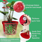8 inch Plastic Flower Pots - Image 5