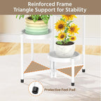 LASZOLA 4 Tiered Folding Plant Stand Indoor - Image 5