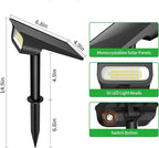 Solar Light Outdoor Waterproof IP65, 56 LED 3 Color Modes Solar Spot Lights - Image 7