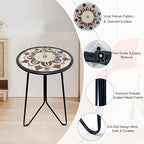 LIFFY Outdoor Side Table, Indoor Round Home Decor End Table & Accent Table - Image 4