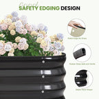 G GOOD GAIN 4-in-1 Adjustable Raised Garden Bed Kit | Galvanized Planter Boxes - Image 3