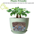 12inch Large Plant Pot, Modern Plastic Planter - Image 4