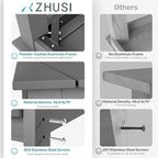 ZHUSI Patio Table and Chairs Set, Outdoor Table and Chairs, HDPE Outdoor Dining - Image 5