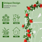 Metal Garden Trellis for Climbing Plants, 86.5" x 19.7" Metal Plant Trellis - Image 3