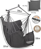 MIZTLI Hammock Chair Hanging Chair Swing Chair Hanging Chair - Image 4