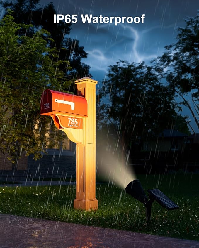2 Pack Solar Spotlights Outdoor Waterproof - Image 7