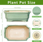 Bonsai Tree Pot 11.6 Inch - Image 2