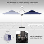 9x12FT Cantilever Patio Umbrella - Image 4