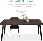 Best Choice Products 6-Person Indoor Outdoor Acacia Wood Dining Table, Picnic - Image 7
