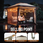 CROWN SHADES 13x13 Pop Up Gazebo - Image 5