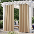 NICETOWN Outdoor Curtains for Patio Waterproof 95" L, UV & Privacy Protection by NICETOWN