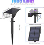 Solar Spot Lights Outdoor Color Changing, Christmas Landscape Spotlights - Image 9