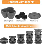 VECELO 5 Tier Vertical Garden Planter, Self Watering Stackable Planters - Image 7