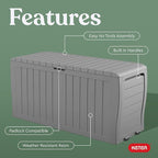 Keter Marvel Plus 71 Gallon Resin Outdoor Storage Box - Image 4