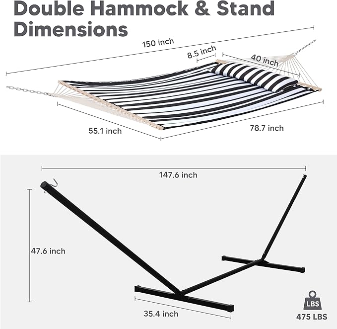 SUNCREAT Two Person Hammock - Image 6