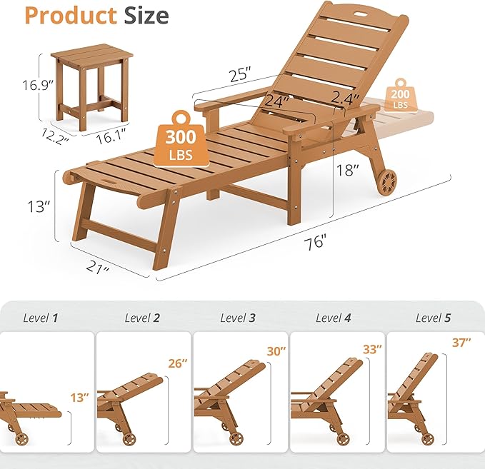 LUE BONA Chaise Lounge Chair - Image 2