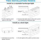 LEONLITE 8-Pack Premium Series 12 Inch Dimmable LED Hardscape Lighting 3 Way - Image 7