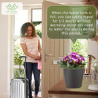 Self Watering Planters for Indoor Outdoor Plants 7 inch Flower Pot - Image 4