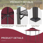 AECOJOY 8' x 5' Grill Gazebo, Grill Canopy - Image 7