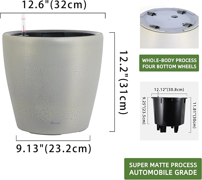 Dexceder 13x12 Self Watering Planter - Image 3