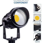 SUNVIE 12W LED Landscape Lights Low Voltage Waterproof Garden Pathway Lights - Image 5