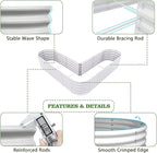A ANLEOLIFE Set of 6, 18 Inch Tall Antique White Raised Garden Beds Kit - Image 5