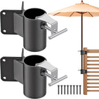 Heavy Duty Deck Railing Umbrella Holder, Patio Umbrella Stand by Lifeswell