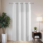 Joydeco Blackout Patio Sliding Door Curtains 72 Inches Long, Grommet Privacy by JOYDECO