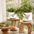 YBX Terracotta Pots Inch with Drainage Holes, Bee Decor, Ceramic Pots - Image 2