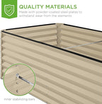 Best Choice Products 6x3x2ft Outdoor Metal Raised Garden Bed, Deep Root Box - Image 6