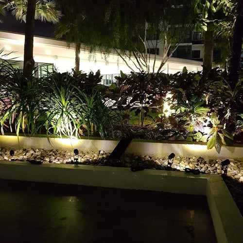 4-Spotlight Mini 50X Solar-Powered LED Spotlight, Outdoor Garden Yard Landscape - Image 2