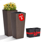 Idzo All Weather Wicker Planters by Idzo