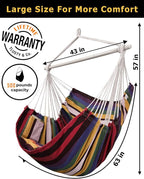 XXL Hammock Chair Hanging Rope Swing - Image 3