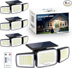 Solar Security Light Outdoor Super Bright LED, Motion Sensor Flood Light by JEJOT