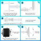 Solar Panel for Ring Camera, 2 Pack 6W Solar Charger Compatible - Image 5
