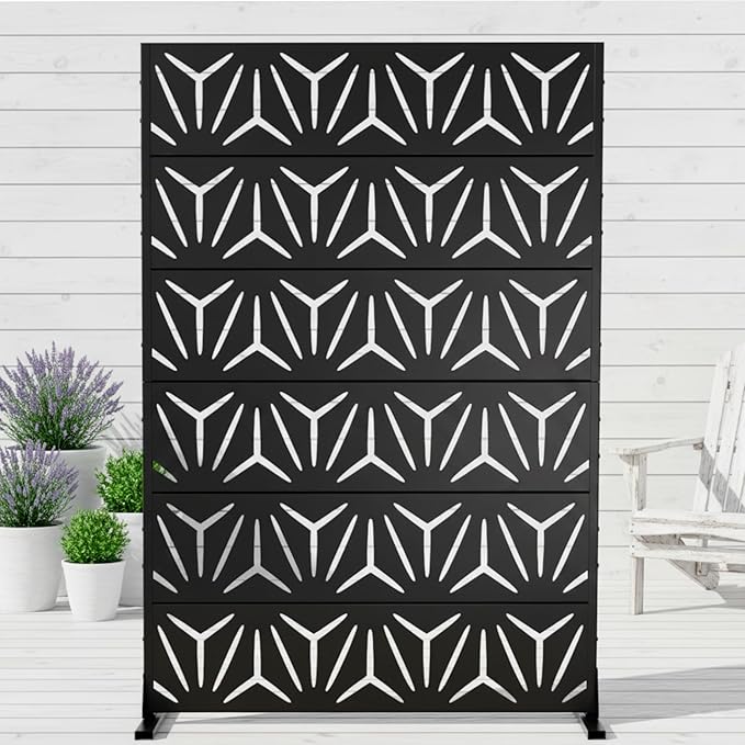 Casaphoria Metal Privacy Screen Outdoor by Casaphoria