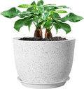12inch Large Plant Pot, Modern Plastic Planter by UOUZ