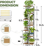 Bamworld Plant Stand with Grow Light - Image 3