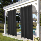 BONZER Outdoor Curtains for Patio Waterproof Thick Privacy Grommet Light - Image 7