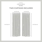 Exclusive Home Cabana Solid Indoor/Outdoor Light Filtering Hook-and-Loop Tab - Image 9