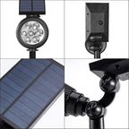 Solar Landscape Spotlights Outdoor, Bright 7-LED Spot Lights, Dusk-to-Dawn - Image 8