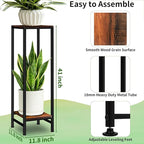 41" Tall Plant Stand Indoor, 2 Tier Plant stands - Image 3