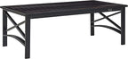 Crosley Furniture Kaplan Weather Resistant Metal Outdoor Coffee Table by CrosleyFurniture