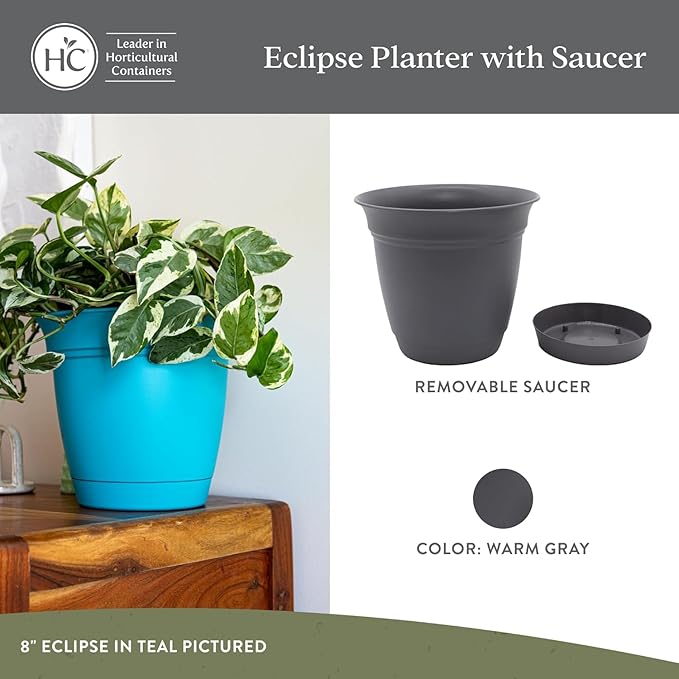 The HC Companies Eclipse Round Planter - Image 2