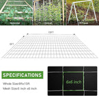 Trellis Netting, CANAGROW Heavy-Duty Garden Plant Trellis Netting - Image 2